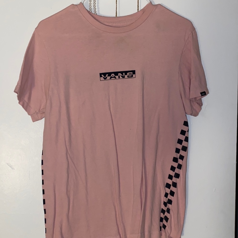 Small • Pink Vans • Graphic Tee Shirt